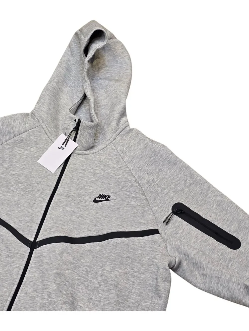 Nike Tech Fleece Hoodie Mens 2XL Gray Windrunner Full Zip Jacket HV0949-063 U